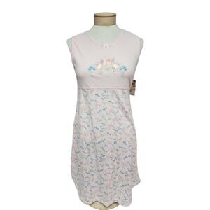 Vintage Sasson Signature Women's Size Small Sleeveless Night Gown Pink New